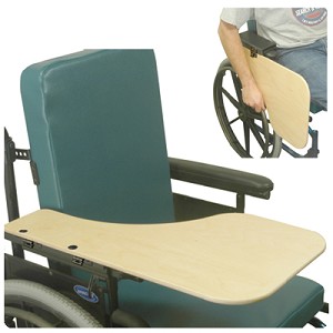 Woodgrain Flip Down Half Tray