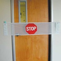 Posey Stop Sign Door Banner