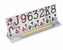 10 Inch Card Holder with Low Vision Playing Cards