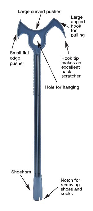 Dressing Stick and Shoehorn