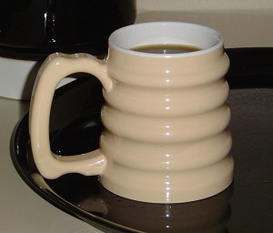 Granny Jo Dignity Mug :: two handle coffee cup provides increased