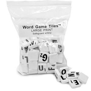 Large Print Word Game Tiles